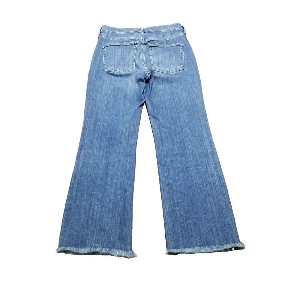 AYR The Pop Jeans Women's Size 26S Straight Leg Raw Hem Stretch Denim (27x25.5) - Picture 3 of 7